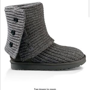 UGG classic Carty button detailed knit boots SOLD